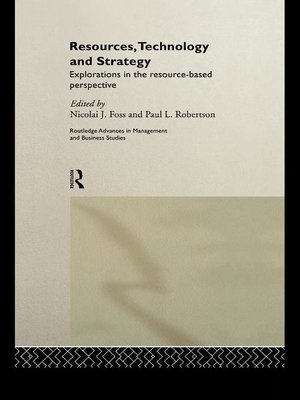 cover image of Resources, Technology and Strategy